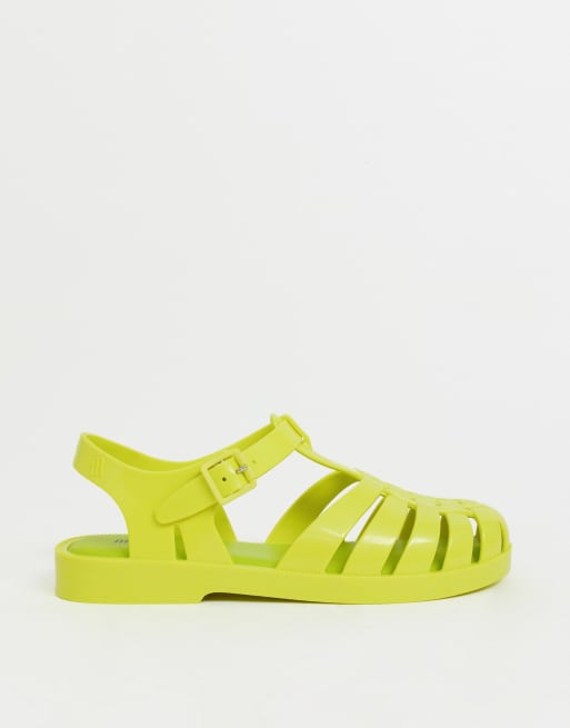 Neon jelly sale shoes