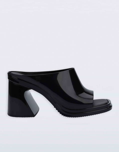 Melissa Nora mule in black - view 1