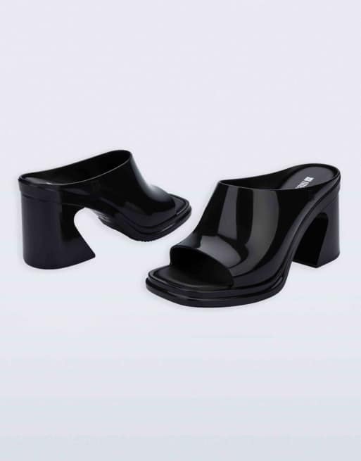 Melissa Nora mule in black, 3 of 4