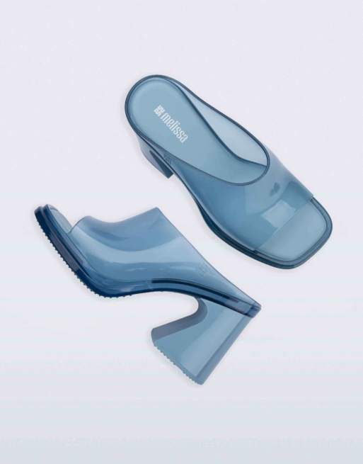 Melissa Nora mule in transparent blue, 4 of 4