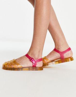 Melissa Obsessed fisherman shoes in multi | ASOS