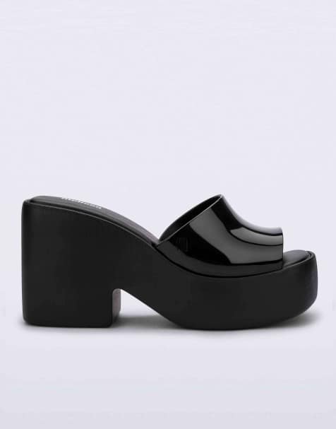 Melissa Posh platform heel in black - view 1