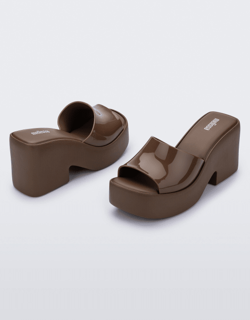 Melissa Posh platform heel in brown, 4 of 4