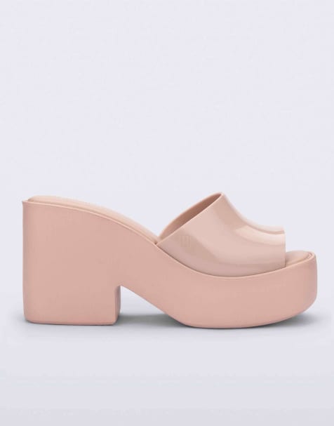 Melissa Posh platform heel in pale pink - view 1
