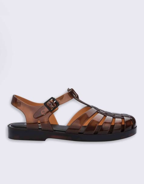 Melissa Possession jelly sandals in brown - view 1