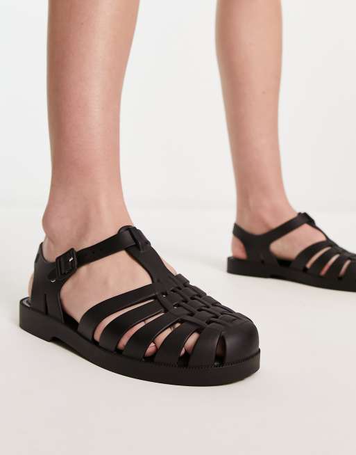 Melissa Possession jelly shoes in black ASOS