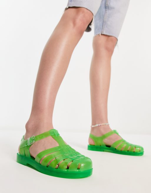 Melissa Possession jelly shoes in green ASOS