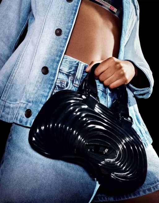 Melissa Quantum dome bag x diesel in black, 2 of 7