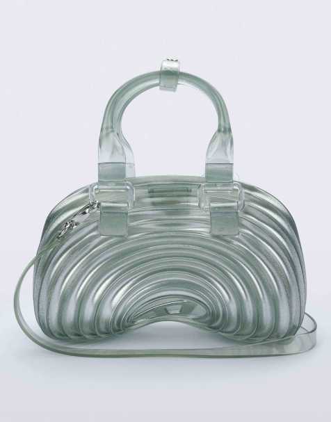 Melissa Quantum dome bag x diesel in transparent blue - view 1