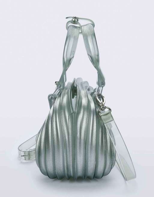 Melissa Quantum dome bag x diesel in transparent blue, 5 of 7