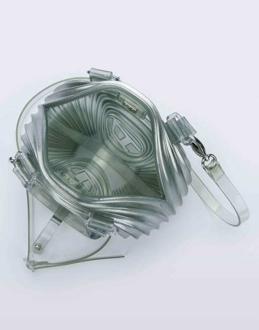 Melissa Quantum dome bag x diesel in transparent blue, 6 of 7
