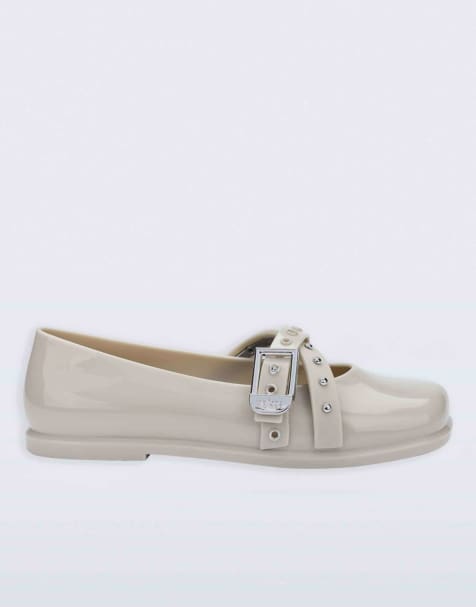 Melissa Ruby studs in beige / black - view 1