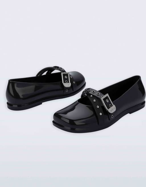 Melissa Ruby studs in black / black, 3 of 4