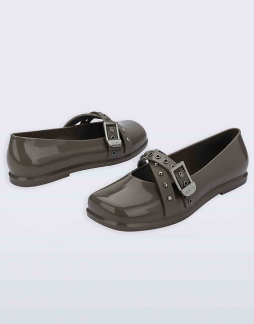 Melissa Ruby studs in brown / grey, 3 of 4
