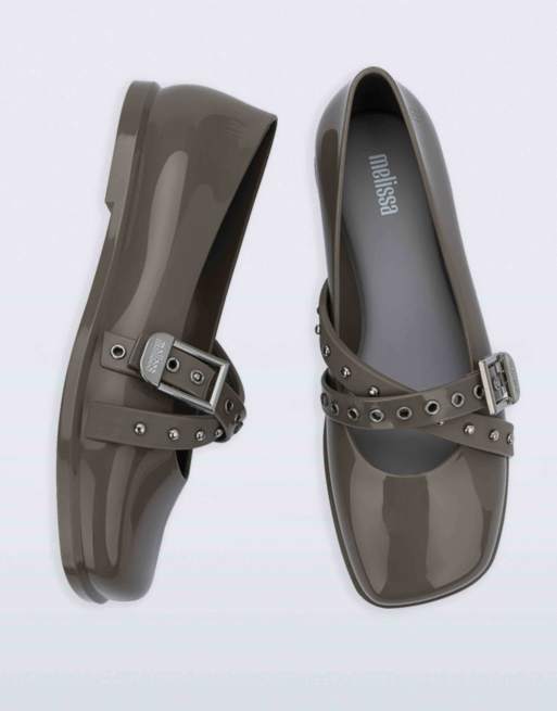 Melissa Ruby studs in brown / grey, 4 of 4