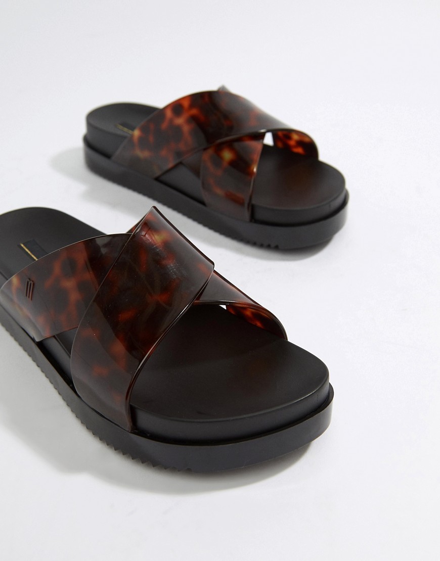 Melissa - Sandalen met plateauzolen-Zwart