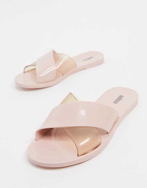 Melissa slider in blush pink