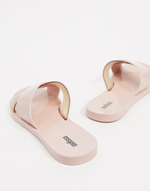 Melissa slider in blush pink