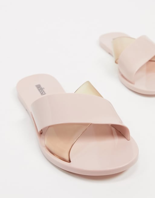 Melissa slider in blush pink