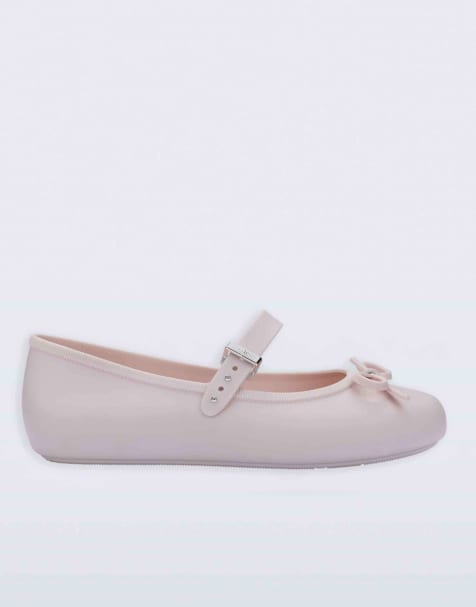 Melissa Soft ballerina delicate bow in pink - view 1