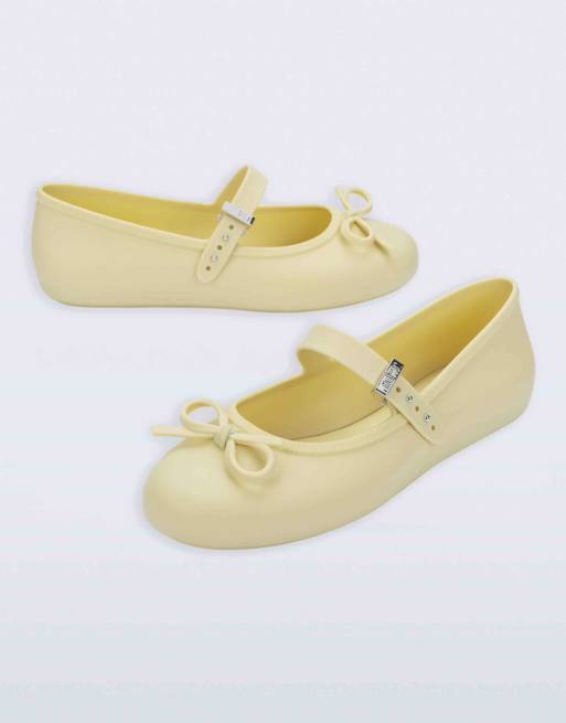 Melissa Soft ballerina delicate bow in yellow, 3 of 4