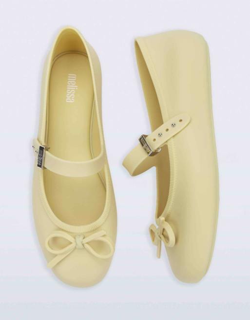 Melissa Soft ballerina delicate bow in yellow, 4 of 4