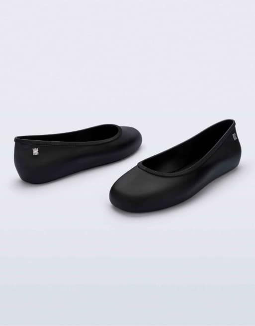 Melissa soft ballerina essential flats in black, 3 of 4