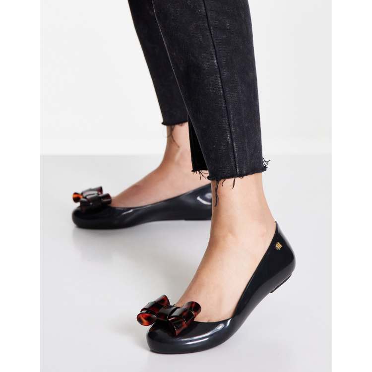 Melissa peep sale toe flats