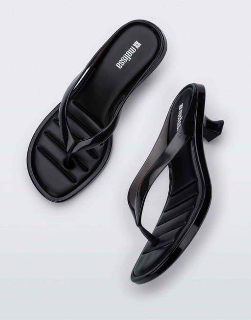 Melissa thong kitten heel in black, 4 of 4