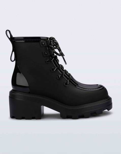 Melissa Track utility boot in black - view 1