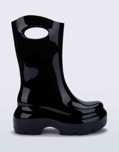 Melissa Ultra welly boot in black - view 1