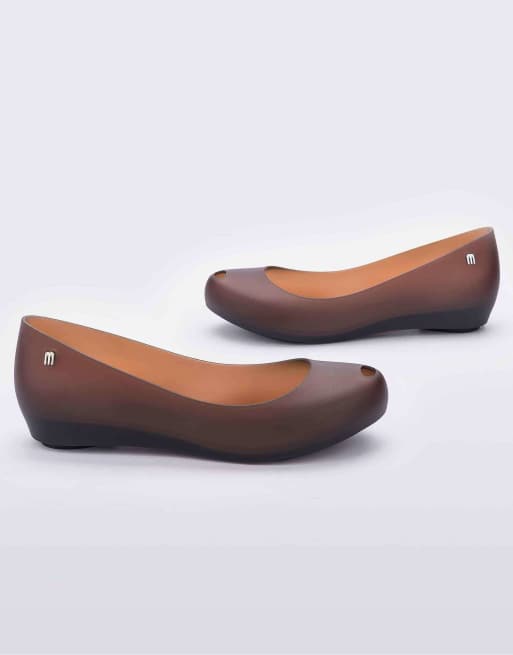 Melissa Ultragirl basic ii ballerina flats in brown, 4 of 4