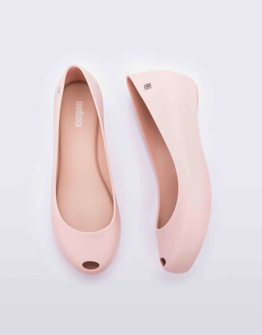 Melissa Ultragirl basic ii ballerina flats in pink, 3 of 4