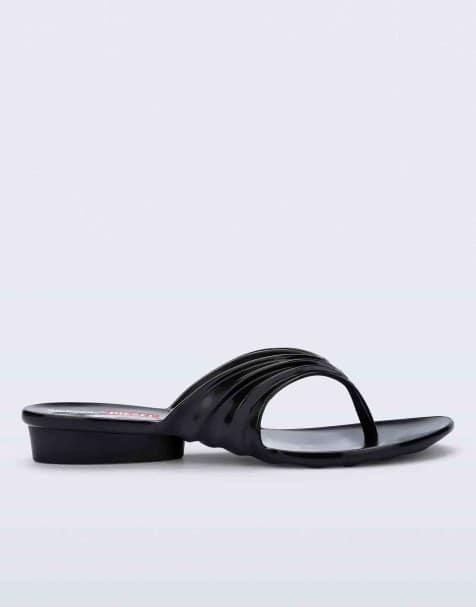 Melissa x Diesel Quantam thong in black - view 1