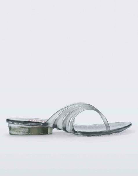 Melissa x Diesel Quantam thong sandal in transparent - view 1