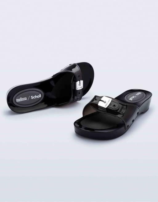 Melissa x Scholl Pescura heel in clear black, 4 of 4
