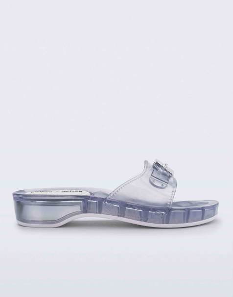 Melissa x Scholl Pescura heel in clear - view 1