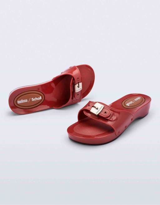 Melissa x Scholl Pescura heel in red, 3 of 4