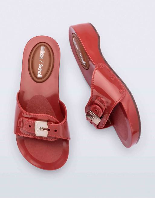 Melissa x Scholl Pescura heel in red, 4 of 4