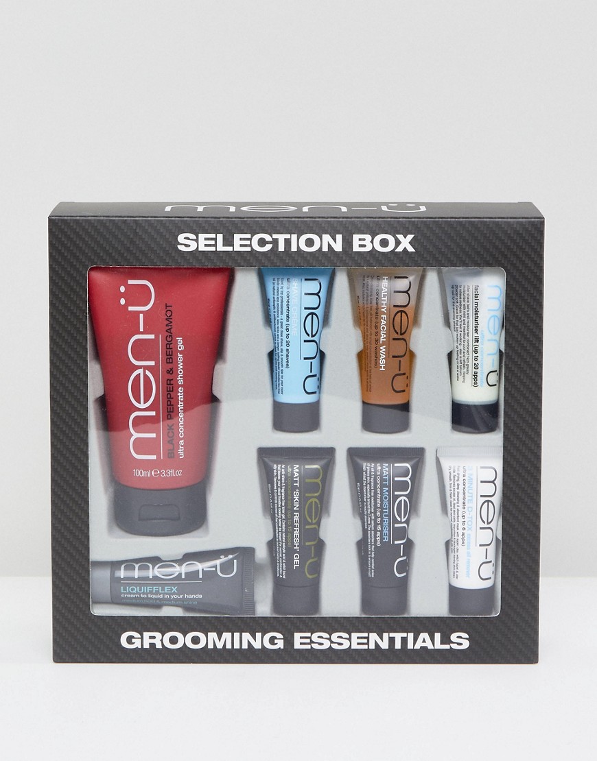 men-u - Cofanetto Grooming Essentials Selection-Nessun colore