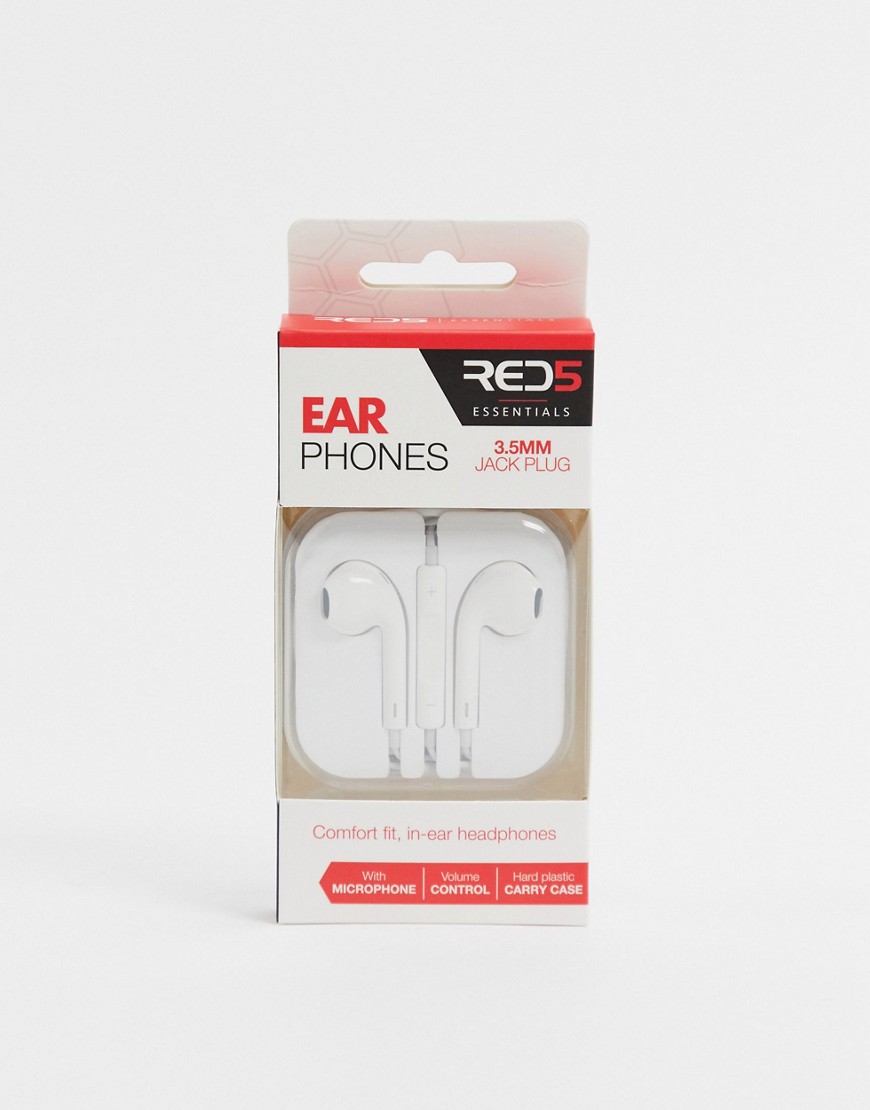 Menkind in ear headphones-White
