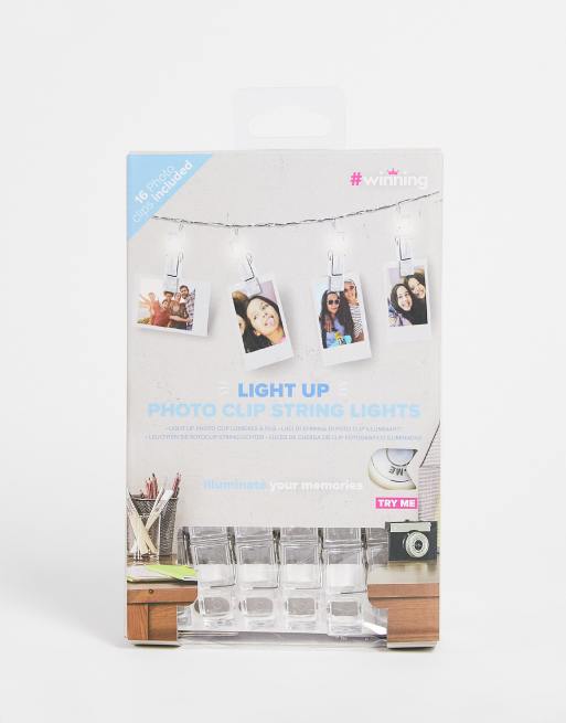 Menkind LED photo clip string lights ASOS