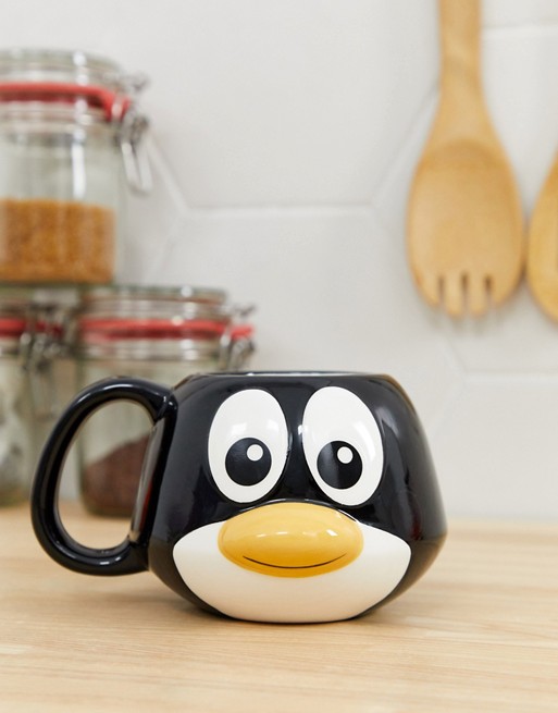 Menkind penguin mug
