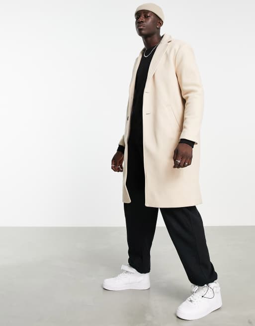 Mennace - Beige overfrakke
