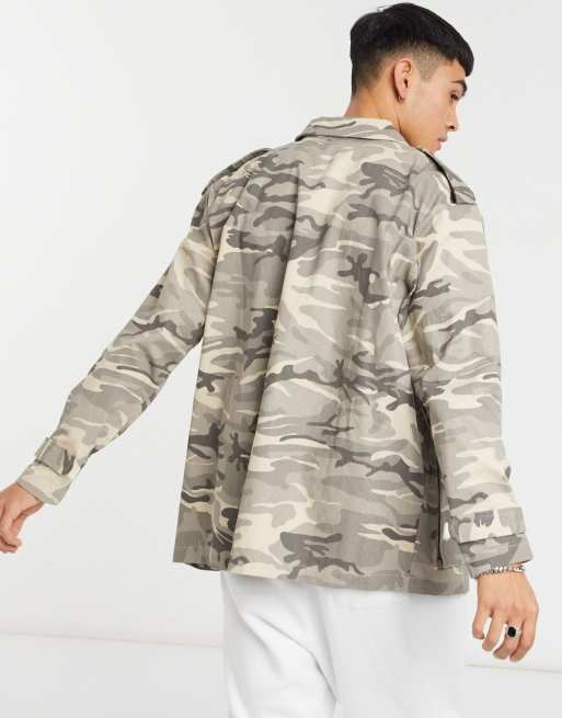 Cargo on sale print jacket