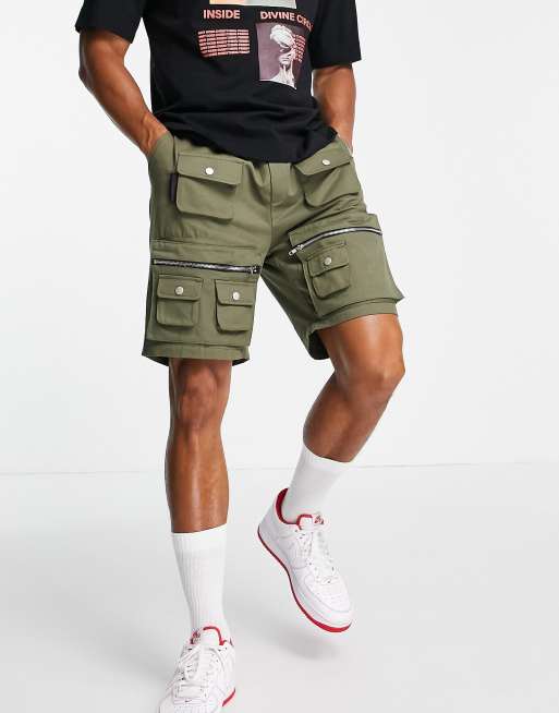 ChaseOverIN Men Multi pocket cargo shorts (Half pants)