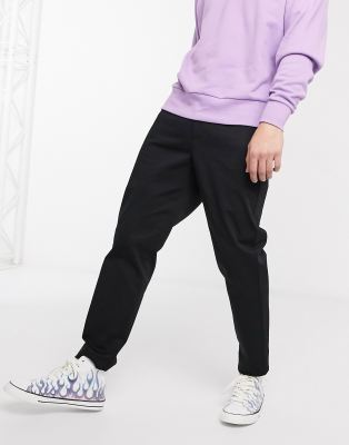 Mennace chinos in black Black