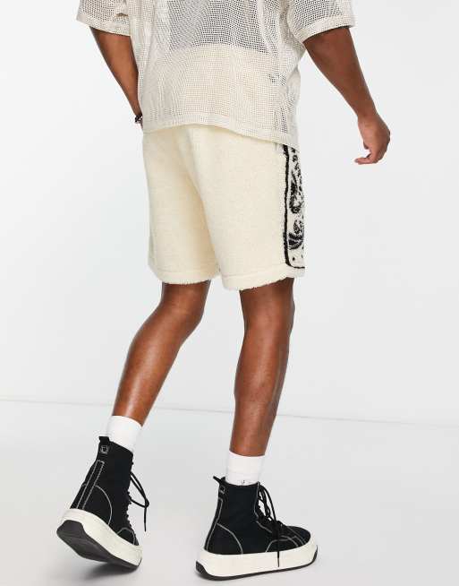 Cream best sale jogger shorts