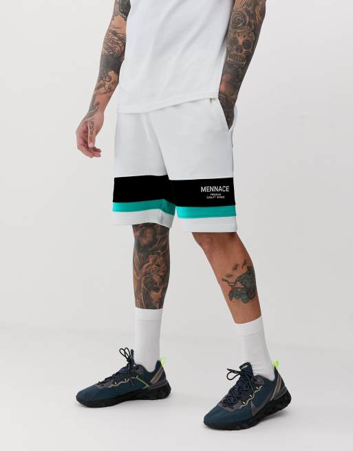 Mennace co-ord with logo panel in off white | ASOS
