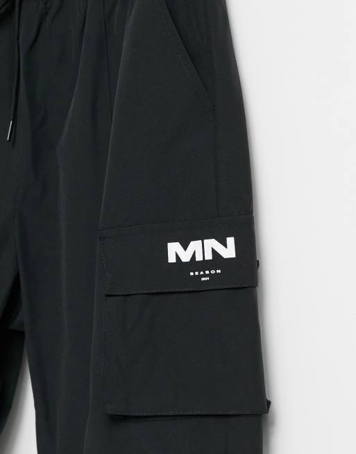 Mennace utility trousers in black store